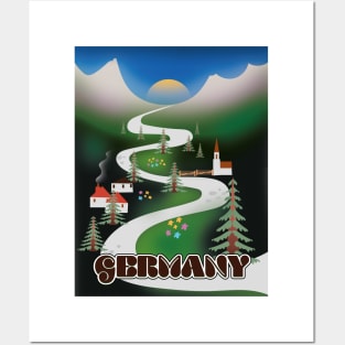 Germany Vintage travel poster Posters and Art